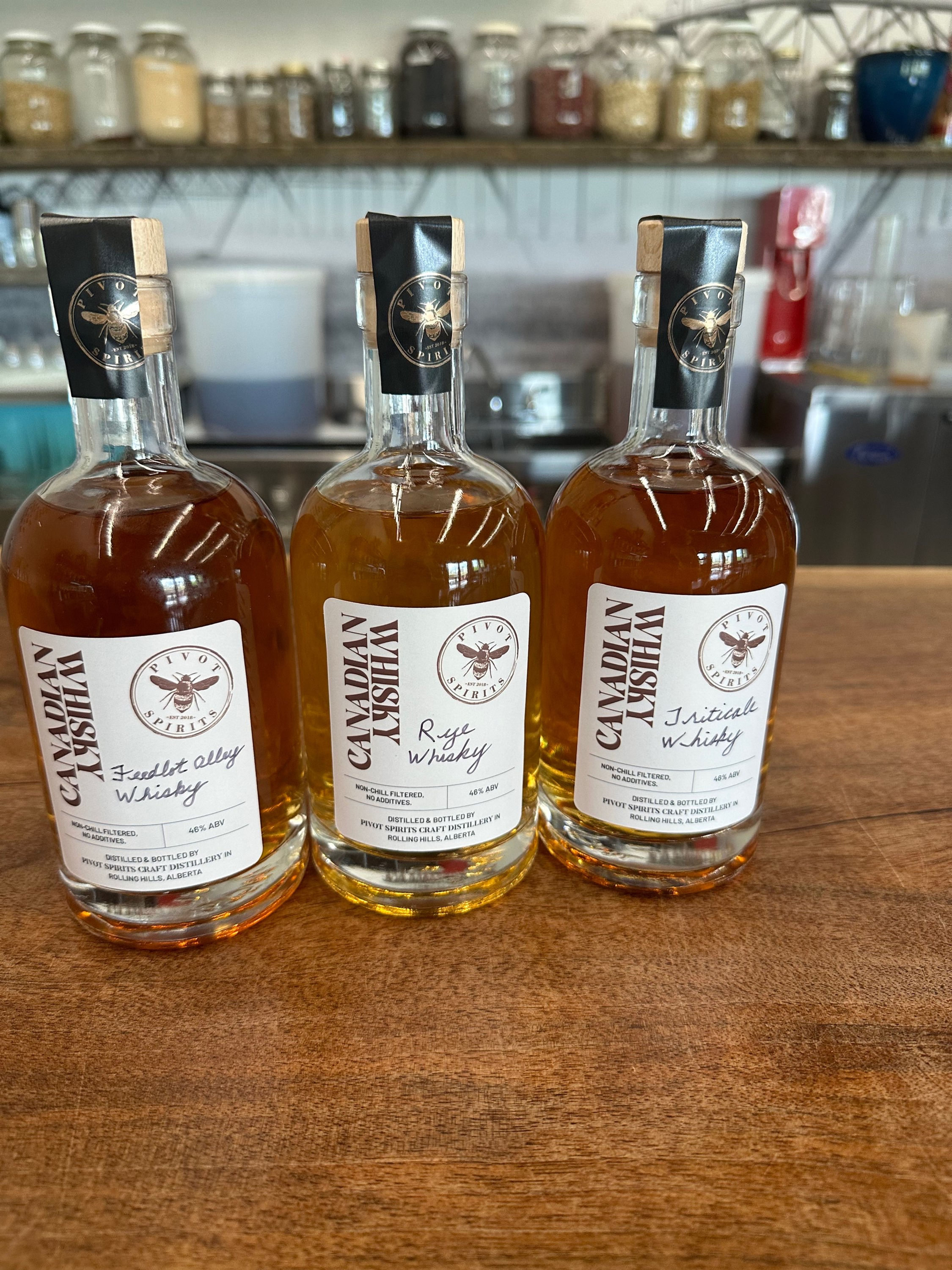 Three pack whisky sampler