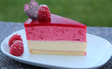 Bavarois framboise/Ananas