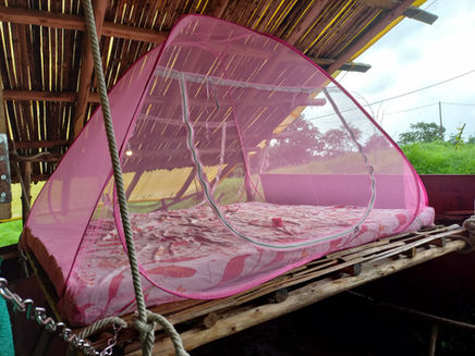 Rejuvenating FarmStay & Campgrounds at the mesmerizing foothills of Bhimashankar, Karjat. Experience Natural Living in wooden houses surrounded by thousands of trees. Relish authentic, rural-style, sattvic, vegetarian food in a clean & green tobacco-free & alcohol-free environment.