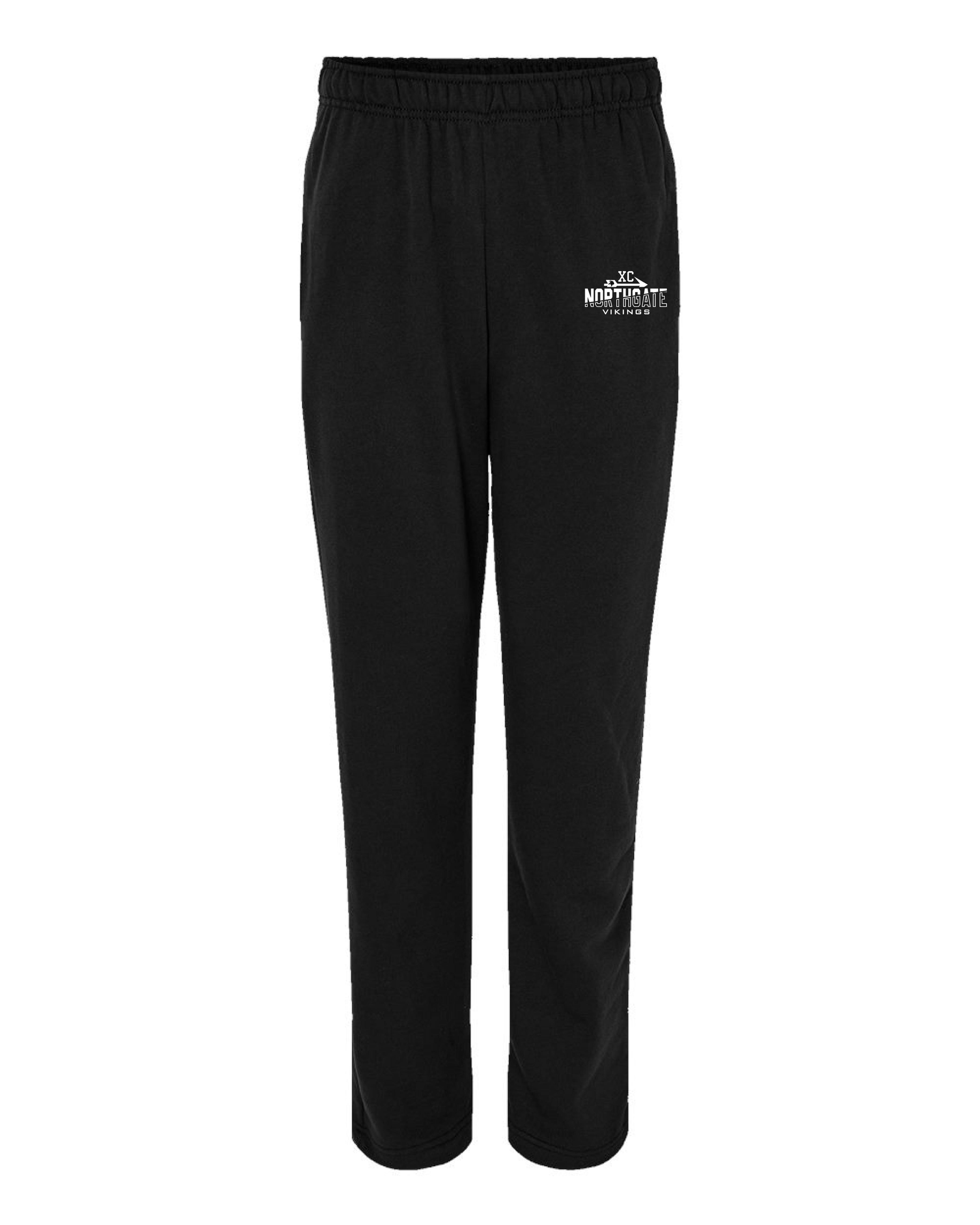 OPEN BOTTOM SWEATPANTS
