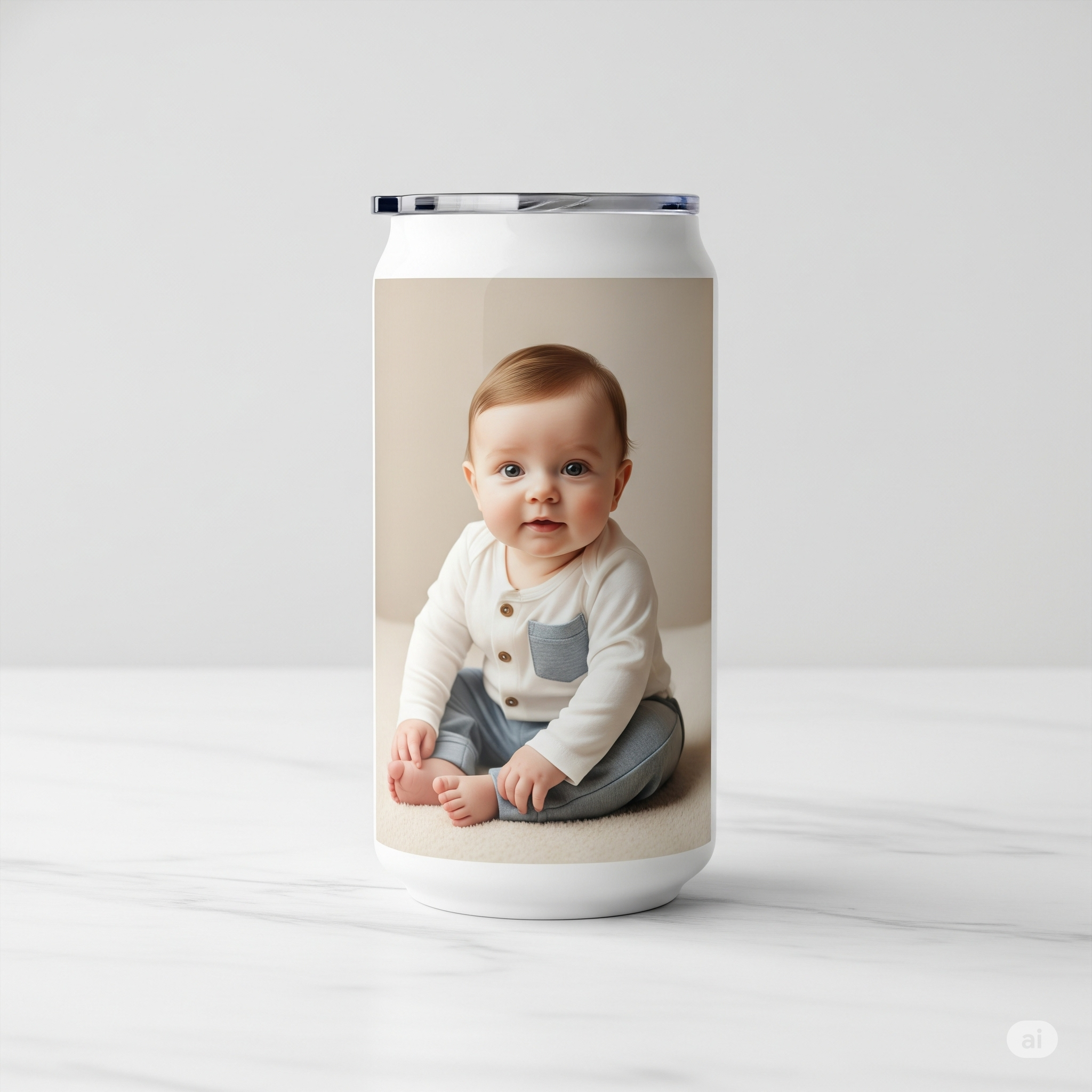 White Sublimation Cann