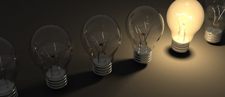 Illuminated Light Bulb