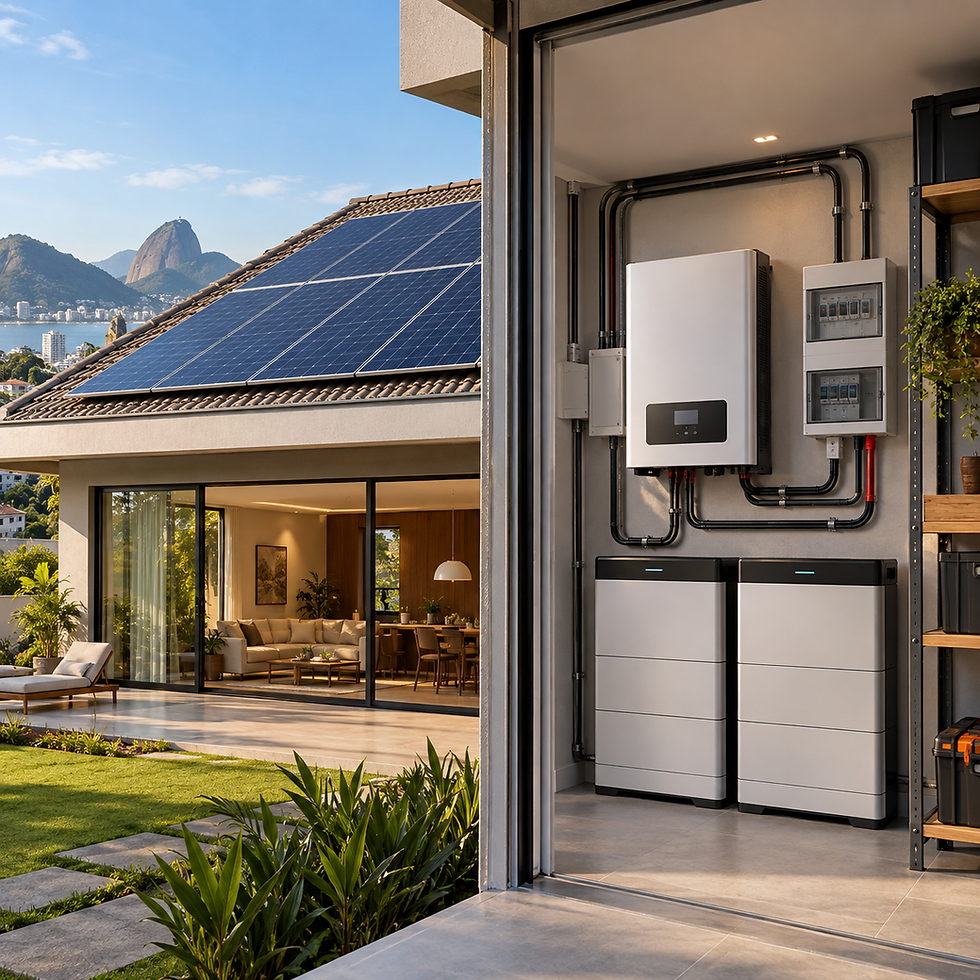 Baterias para reserva de energia e melhor aproveitamento da geração solar