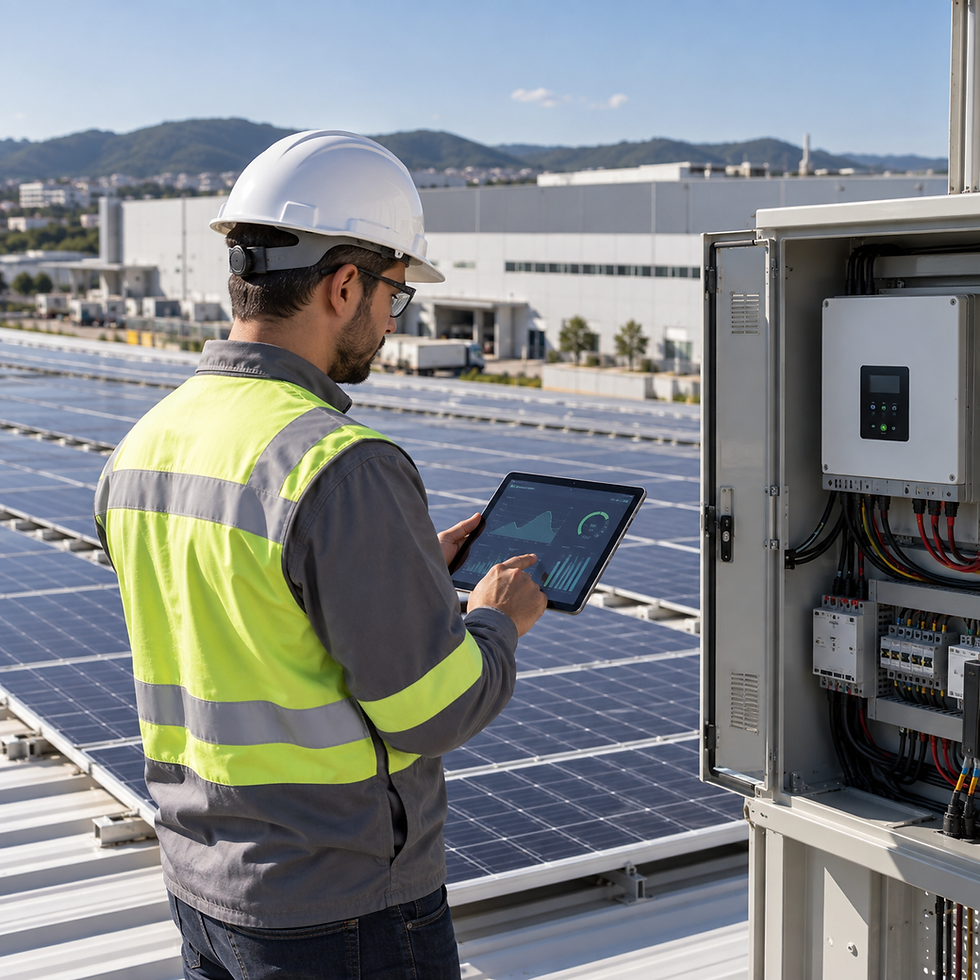 Sistema solar para autoconsumo com controle de exportação de energia