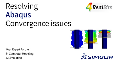 Resolving Abaqus Convergence Issues – Nonlinear Simulation Strategies | 4RealSim