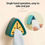 Thumbnail: 4 PCS Towel Holder Towel Adhesive Towels Storage Wash Cloth Clip- CH002