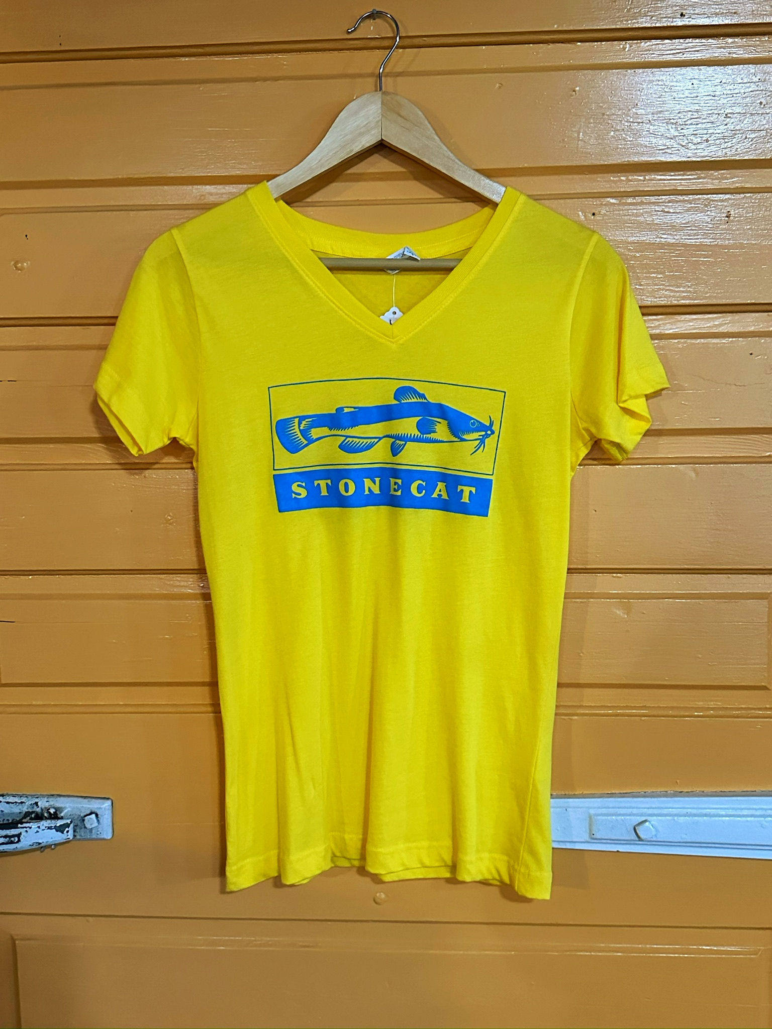 Women's V-Neck Tee, Yellow