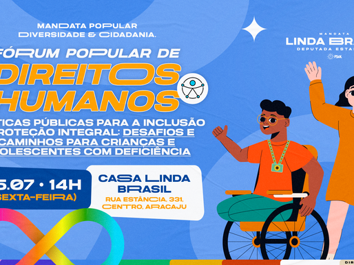 Fórum Popular de Direitos Humanos com foco na inclusão de crianças e adolescentes com deficiência acontecerá na sexta-feira, 25