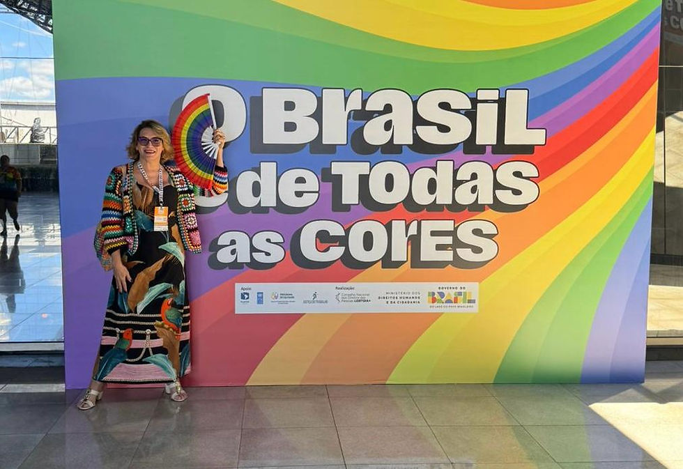 Linda Brasil participa da 4ª Conferência Nacional dos Direitos das Pessoas LGBTQIA+ em Brasília