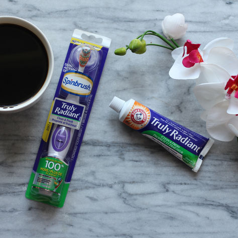 How I whitened my teeth at home with Arm & Hammer