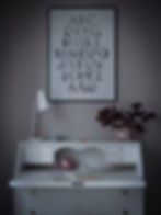 Poster Trädgårdens ABC