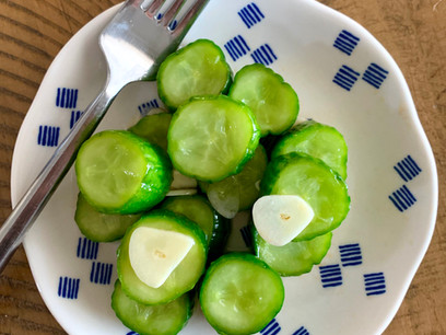 Taiwanese Style Cucumber Salad