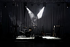 Stage in the Spot Lights