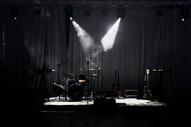 Stage in the Spot Lights