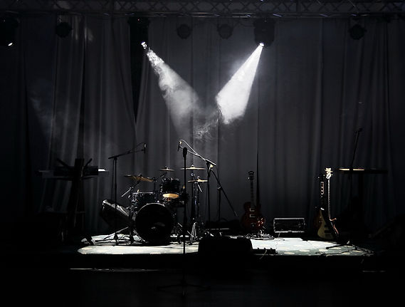 Stage in the Spot Lights