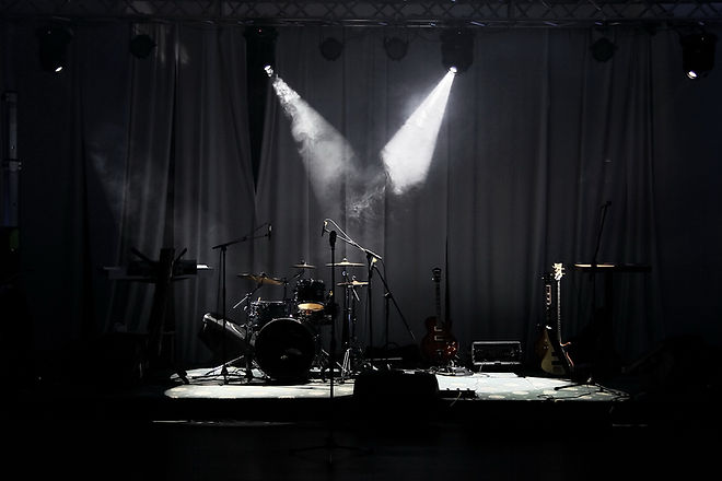 Stage in the Spot Lights