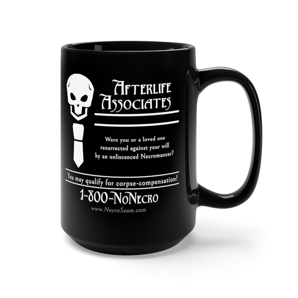 Thumbnail: Afterlife Associates - Black Mug 15oz