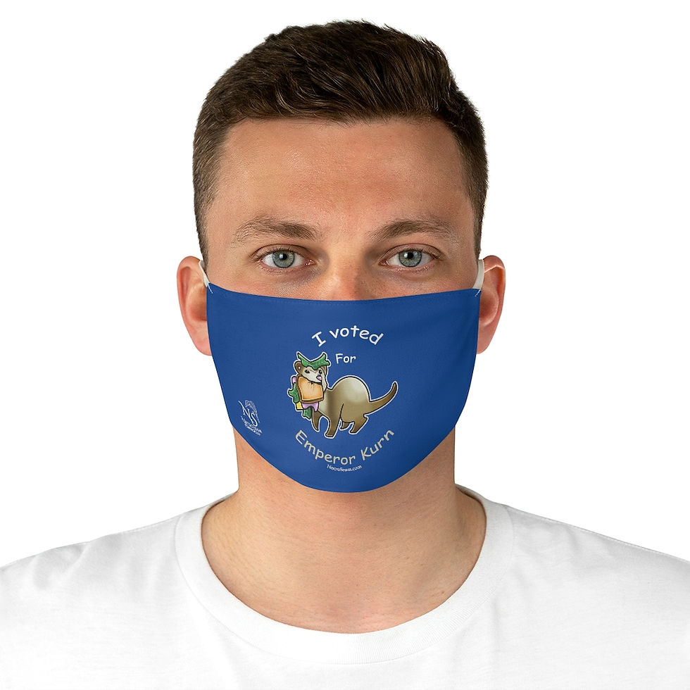 Thumbnail: I Voted For Emperor Kurn - Fabric Face Mask