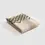 Thumbnail: Feathered Stripe Throw Blanket by In2Green, shown folded