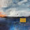 Thumbnail: detail of city sunset with a gold square semi abstract