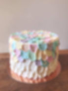 multi coloured cake