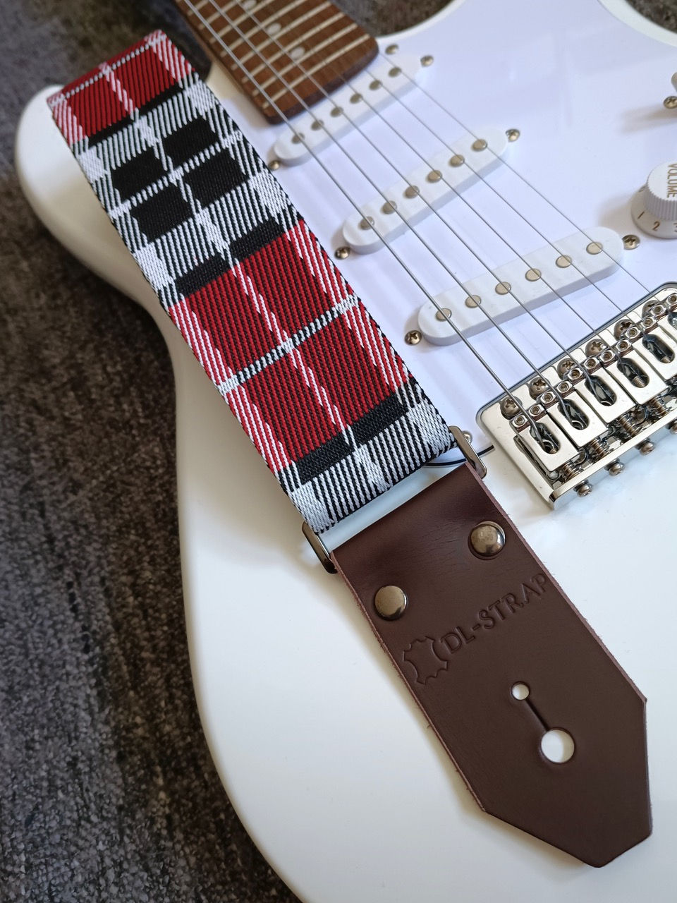 Miniature : Sangle Guitare ou Basse motif Écossais 