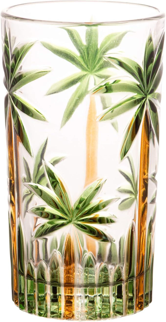 Miniatura: CONJUNTO JARRA E COPOS CRISTAL PALM TREE HANDPAINT - WOLF