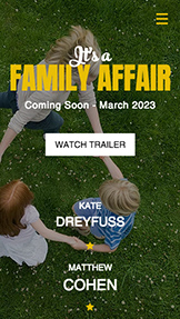 Cílové stránky website templates – Film Coming Soon