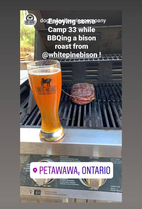 Customer social media post