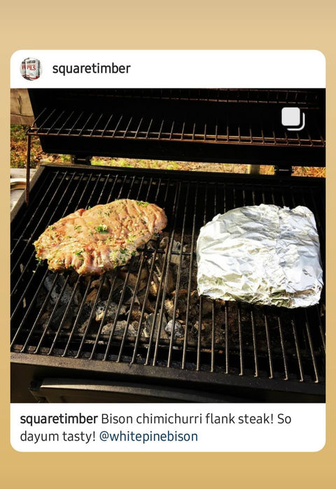 Customer social media post