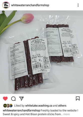 Customer social media post