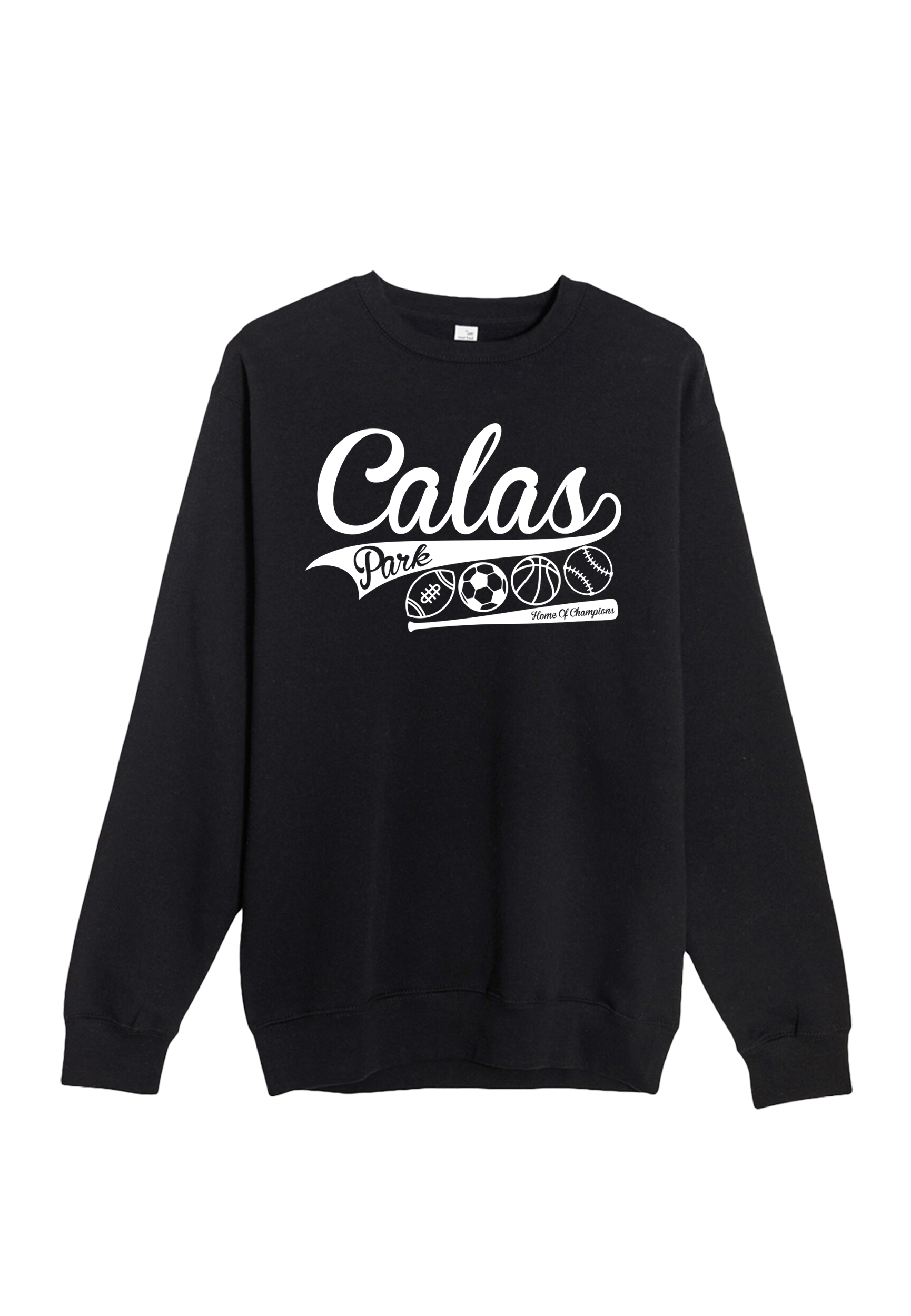 Black Calas Park Crewneck