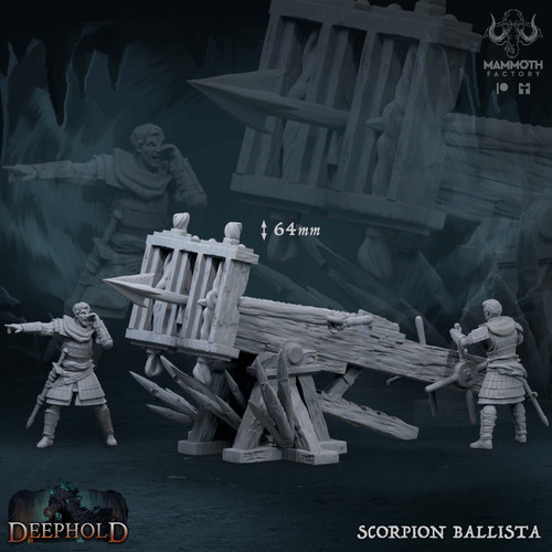 Scorpion Ballista with Crew Deephold Mammoth Factory D&D 5e Dungeons and D 526 Imaginarium