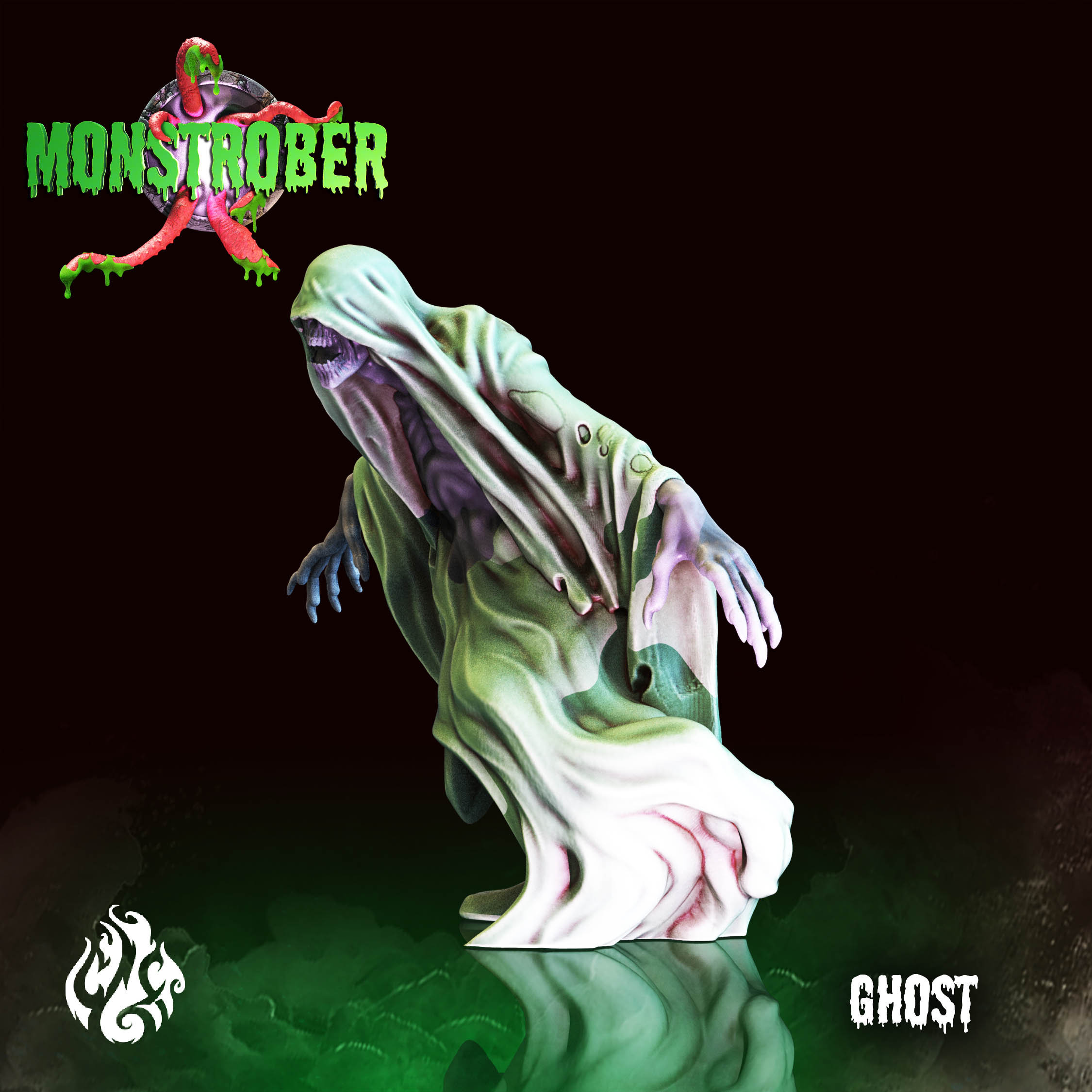 Ghost Medium Undead Miniature - Crippled God Foundry - D&D 5e - Dungeons  and Dr | 526 Imaginarium