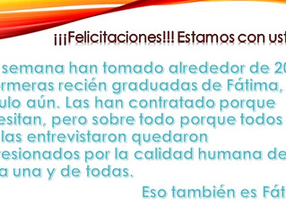 Enfermeras del Terciario Fátima - Covid-19