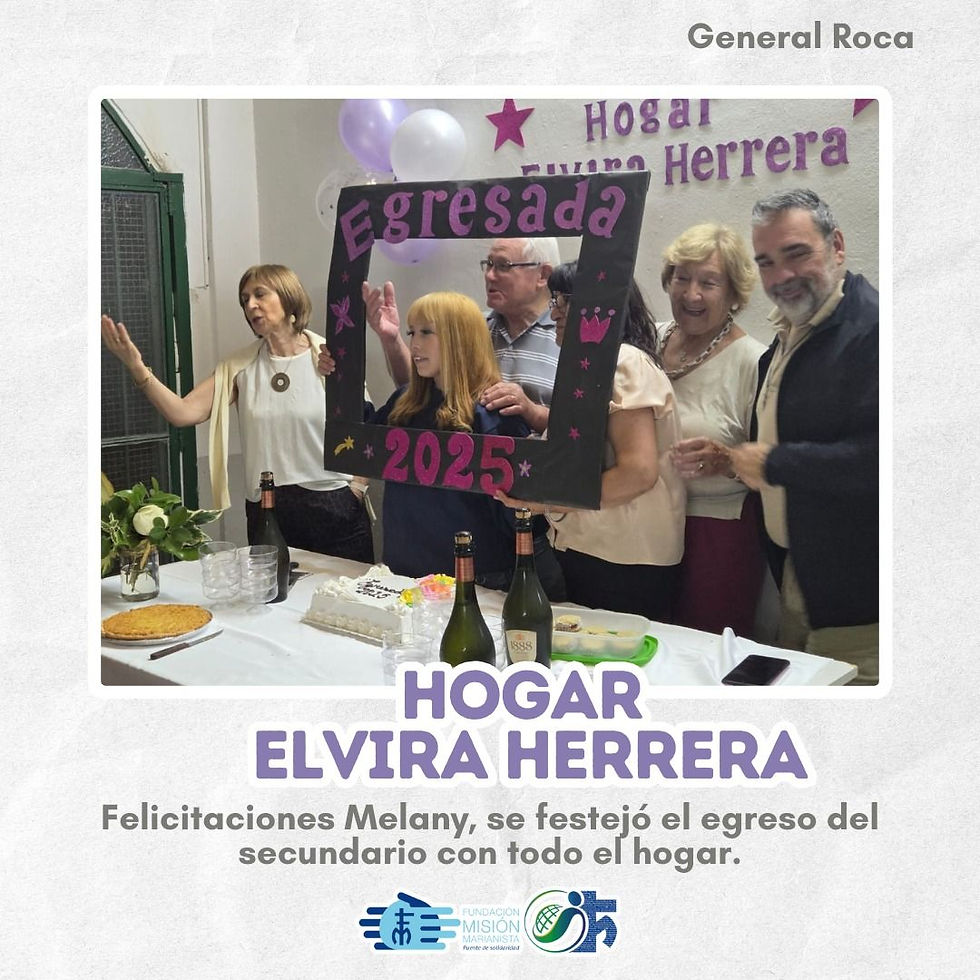 🎉🎓💙El Hogar Elvira Herrera se vistió de fiesta y de profunda satisfacción.