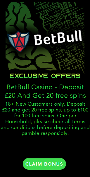 Betbull 20 Free Spins Offer Genius Gambling