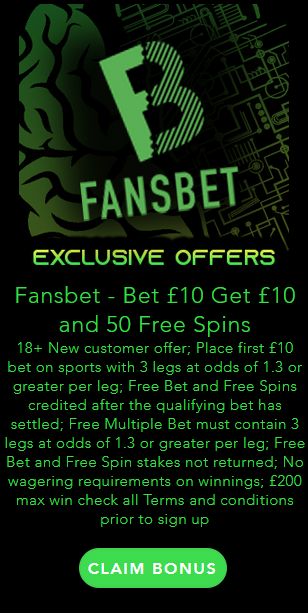 fansbet free bet offer