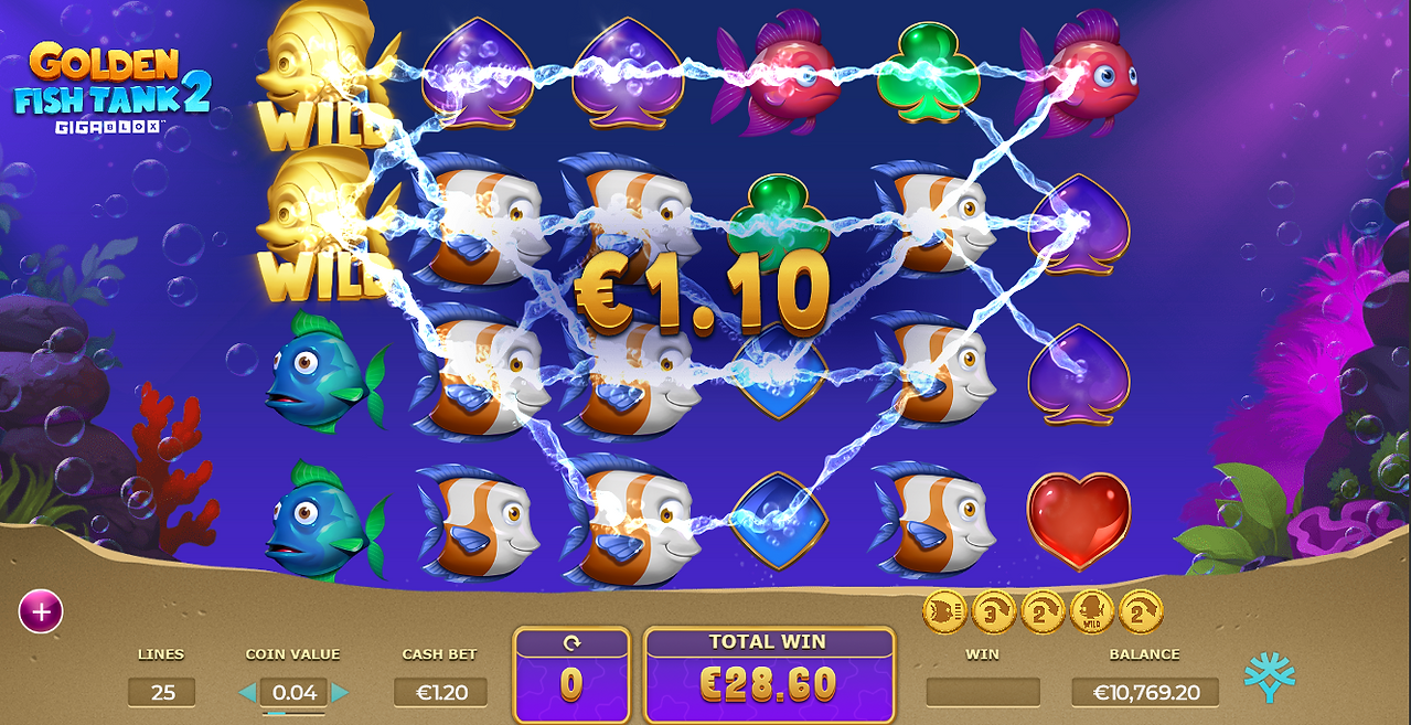 Golden Fish Tank 2 Gigablox Slot By Yggdrasil Big Win