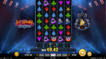 Def Leppard Slot By Play'n Go Win