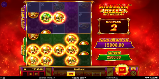 Sizzling Bells Hold The Jackpot Slot By Wazdan Review Bonus Game