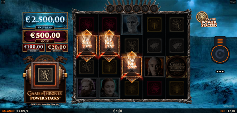 Game Of Thrones Power Stacks Featuring Link And Win Genius Gambling