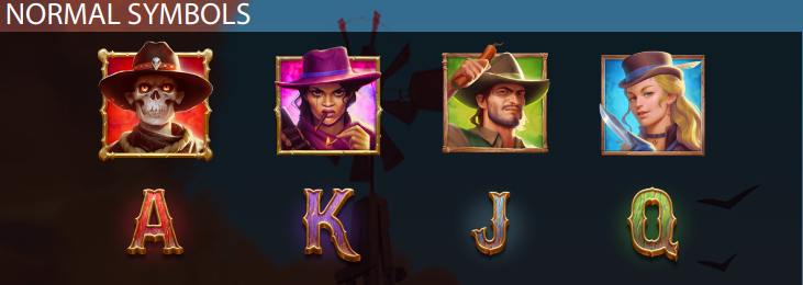 Bounty Showdown Slot Fantasma Genius Gambling symbols