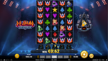 Def Leppard Slot By Play'n Go Base Game