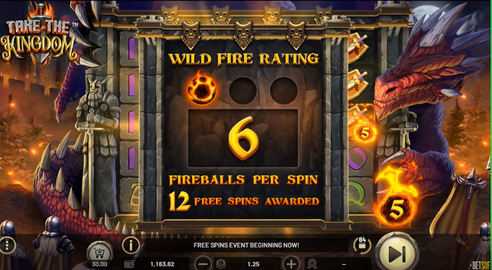 Take The Kingdom Slot By Betsoft  12 Free Spins