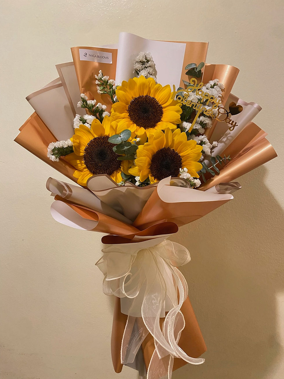 Thumbnail: 3-stem Sunflower Bouquet