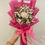 Thumbnail: 1-stem Pink Imported Rose Bouquet