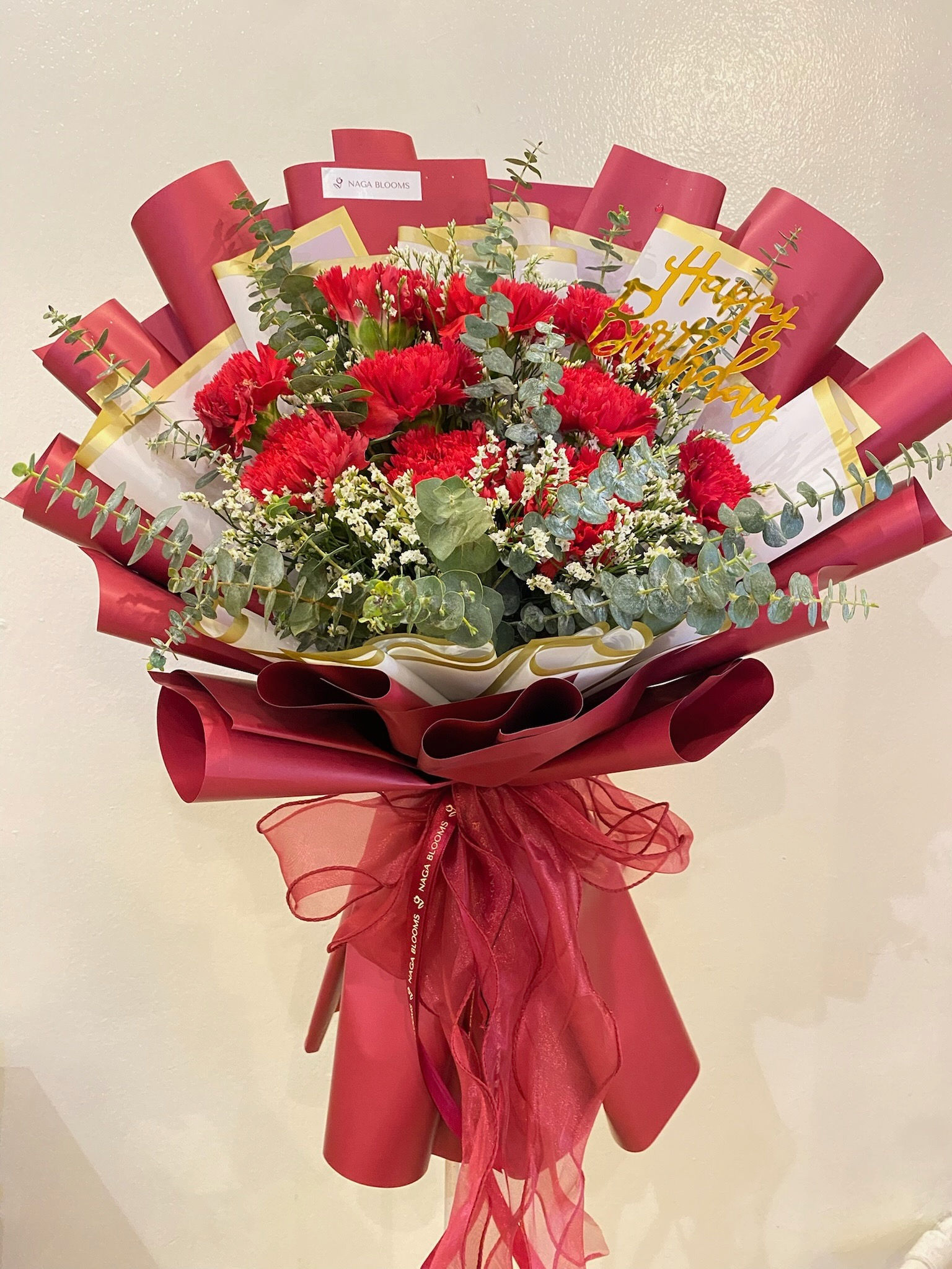 Regular Red Carnation Bouquet