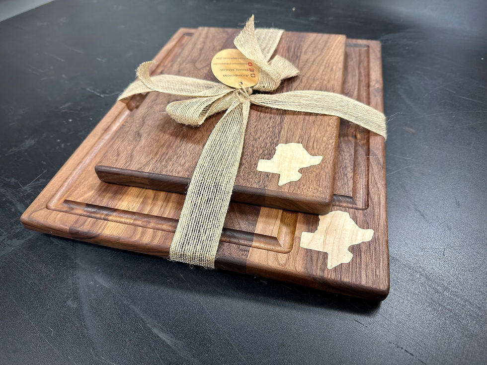 Thumbnail: Walnut Cutting Boards with Texas Inlay
