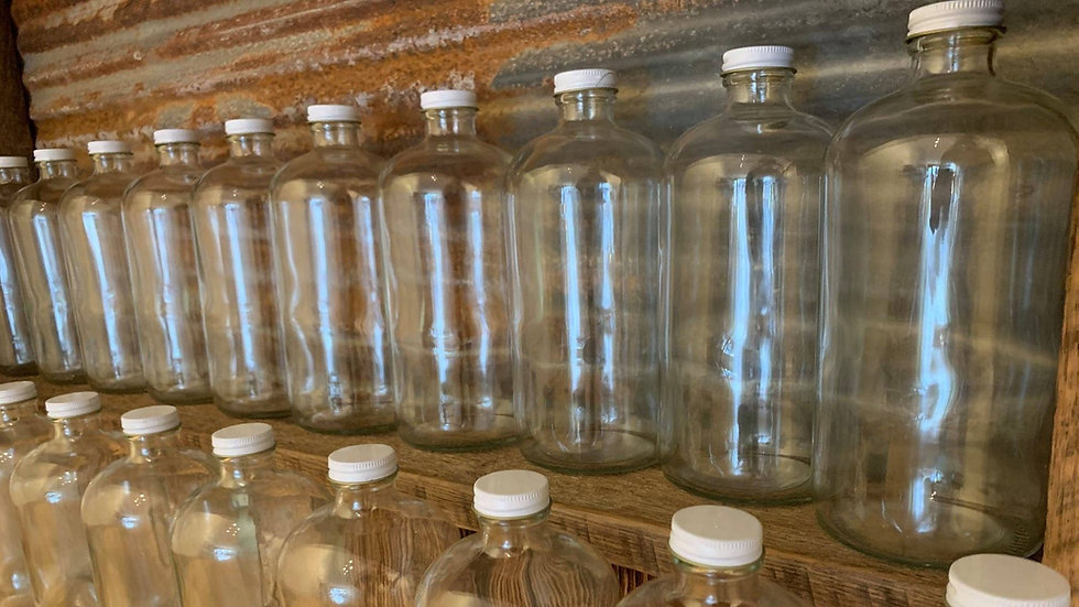 Glass Jars at Little Spark Refill Shop